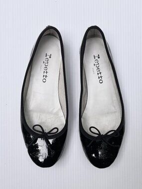 Rare Repetto Cendrillon Patent Leather Flats in Noir - Size 36.5 EU/5.5 US